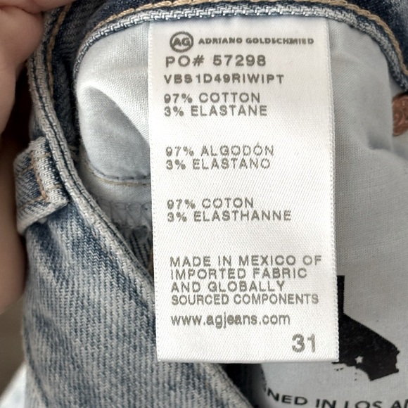 AG Wide Leg Crop Jeans Size 31 - Picture 10 of 11